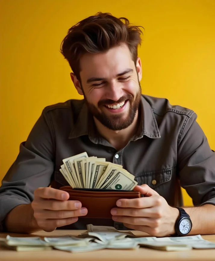 Happy man